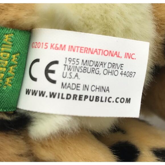 Wild Republic Wild Watchers Cheetah Plush 7" Cat Stuffed Animal 2015 K&M Tags - Picture 12 of 14